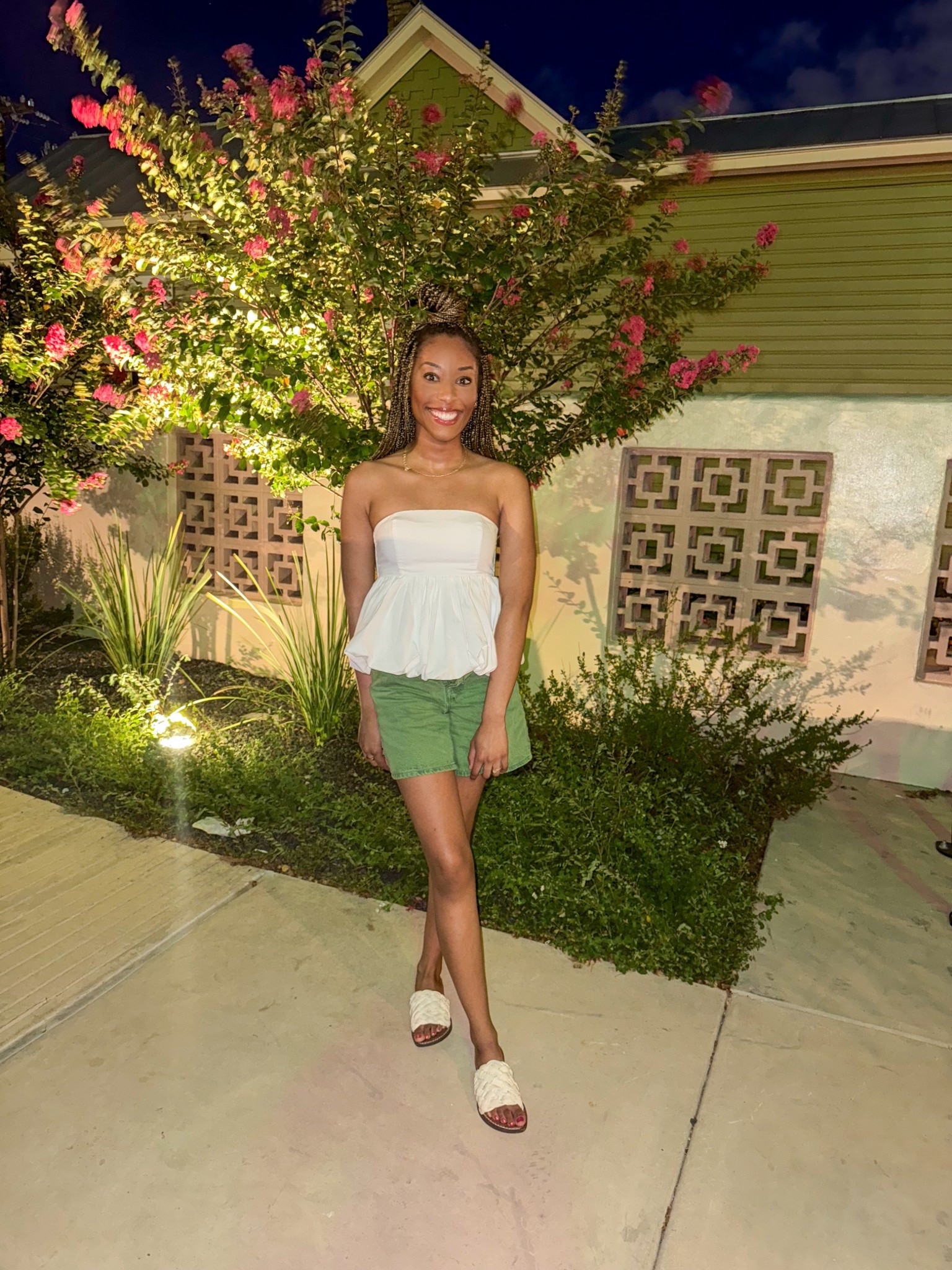 What I Wore to one of the events for my high school reunion! 

Peplum top, strapless top, petite style, summer outfits 

#LTKSeasonal #LTKFindsUnder100