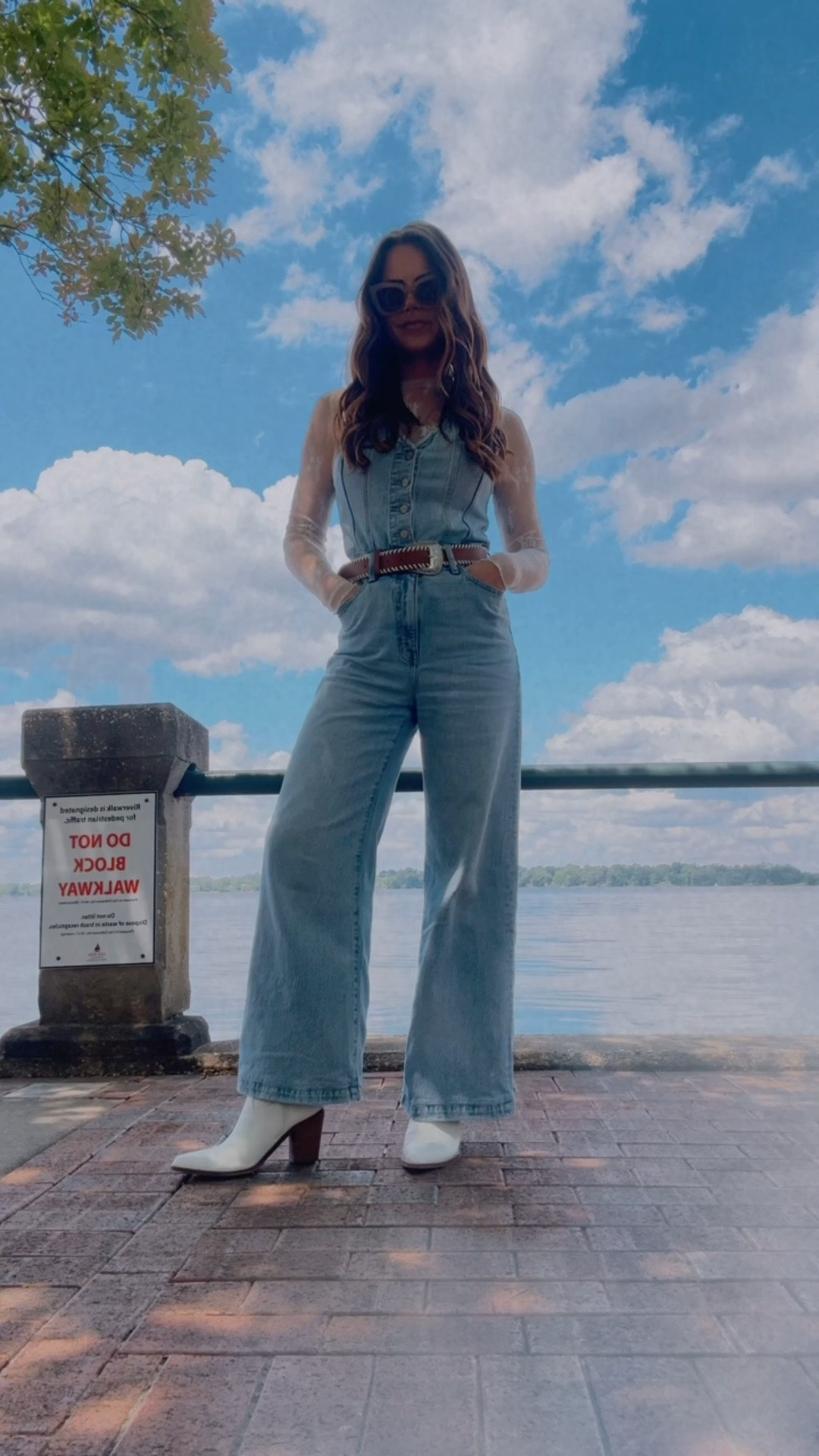 Denim jumpsuit favorite with a white lace undershirt underneath gave it the conservative touch I needed but also it elevated the whole look 🫶

Date night outfit + country concert outfit + summer outfit + day date outfit + mom outfit + casual cute outfit + girls night out outfit + travel outfit 🫶

#LTKootd #LTKvlog #LTKmomlife