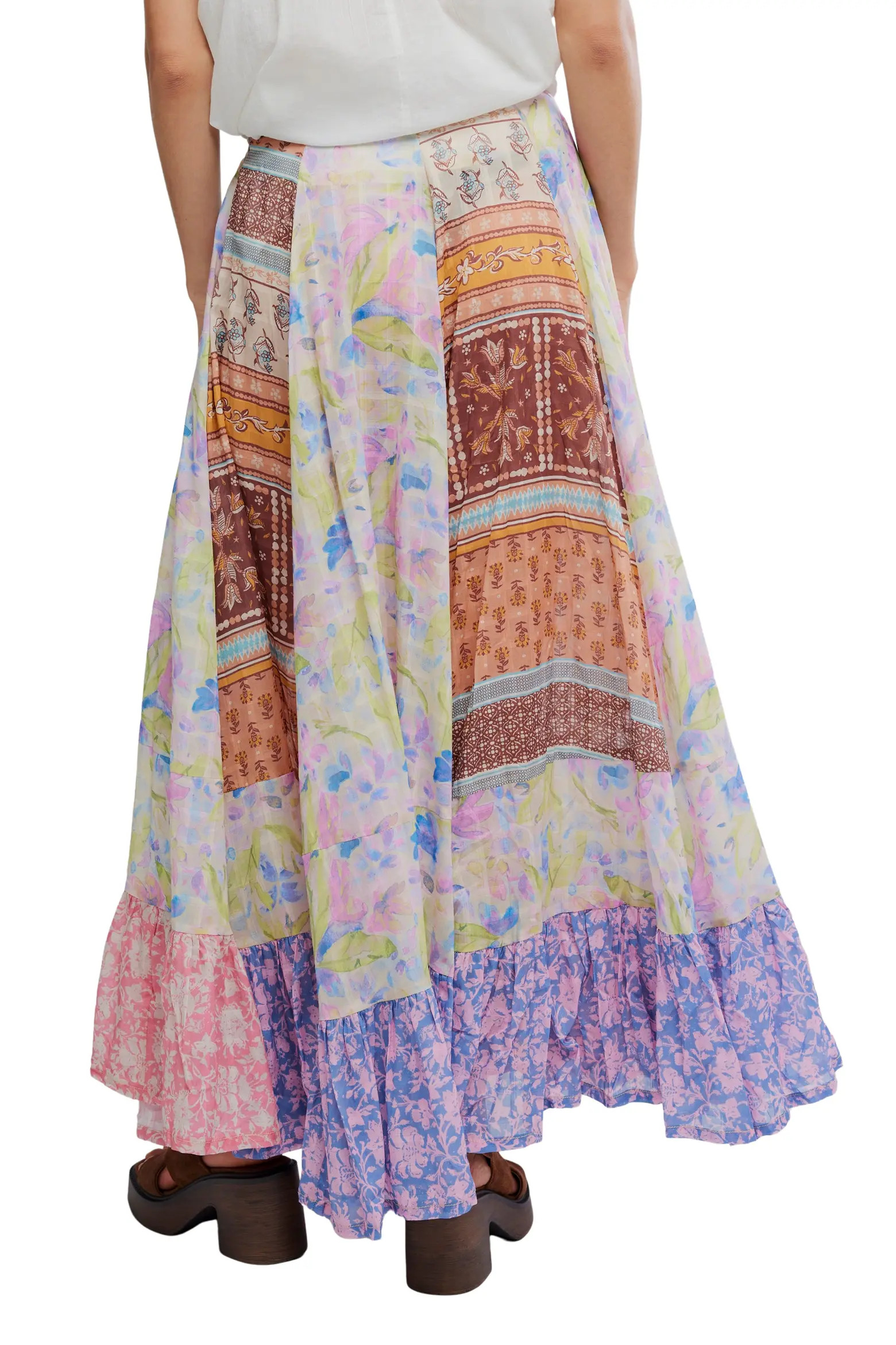 Santa Eulalia Mix Print Maxi Skirt (Women) | Nordstrom | Nordstrom