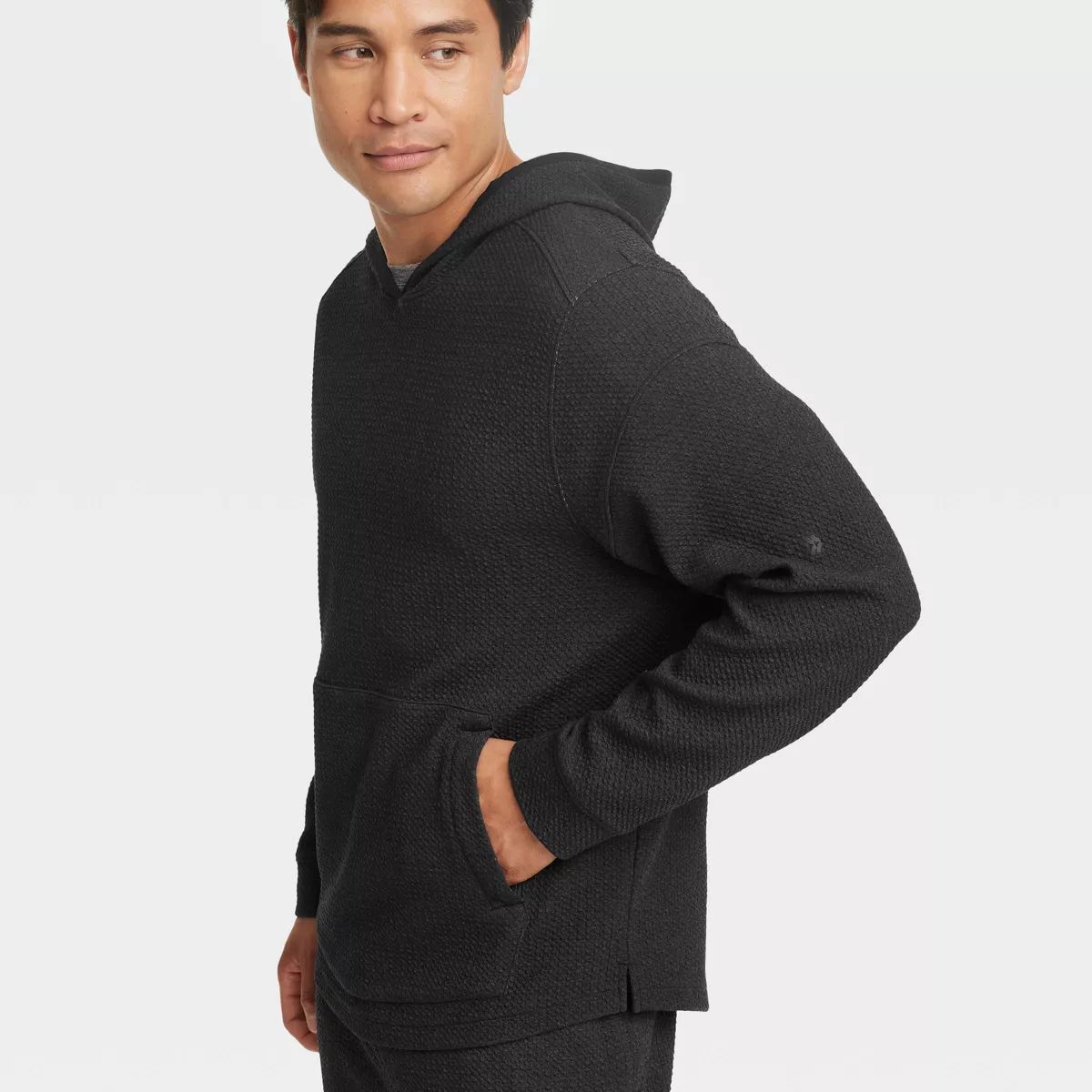 Men's Textured Fleece Hoodie - All in Motion™ | Target