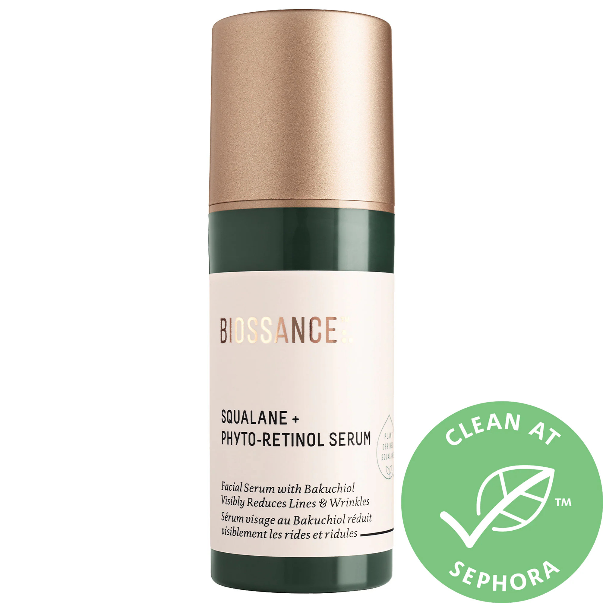Biossance Squalane + Phyto-Retinol Serum 1 oz/ 30 mL | Sephora (US)