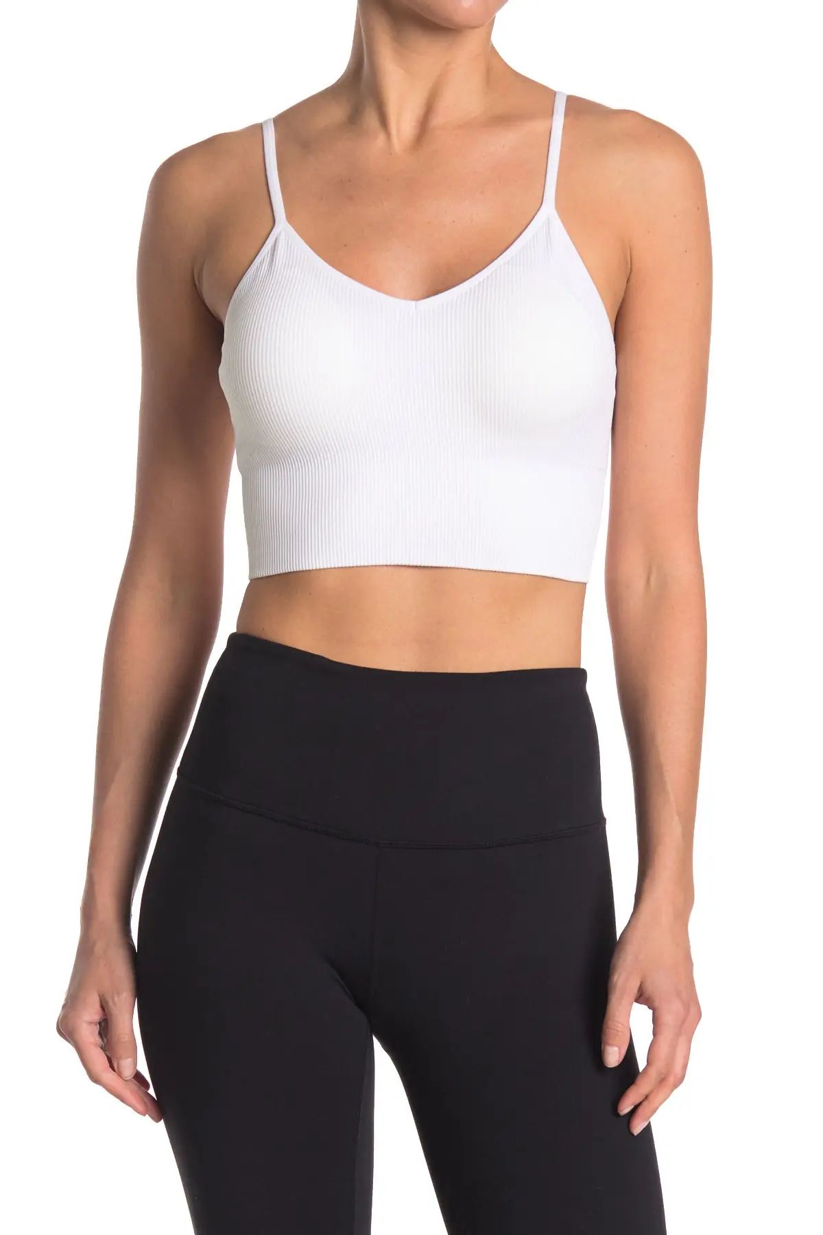 Z By Zella | Ribbed Seamless Longline Bralette | Nordstrom Rack | Nordstrom Rack