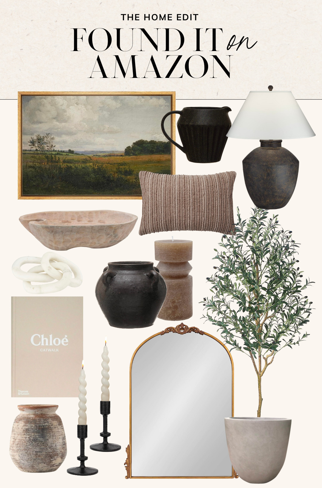 THE HOME EDIT // neutral decor, organic modern decor, amazon home, home decor, neutral home, rust... | Amazon (US)