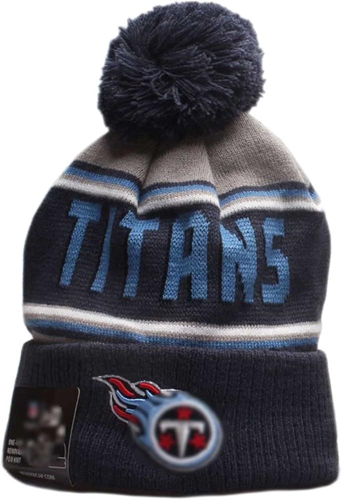 Beanies Winter Hat for Titans,Trendy Warm Soft Stretch Cold Weather Knitted Cap for Women and Men... | Amazon (US)