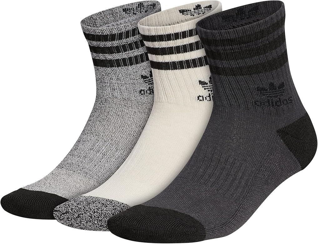 adidas Originals Roller High Quarter Socks (3-Pair) | Amazon (US)