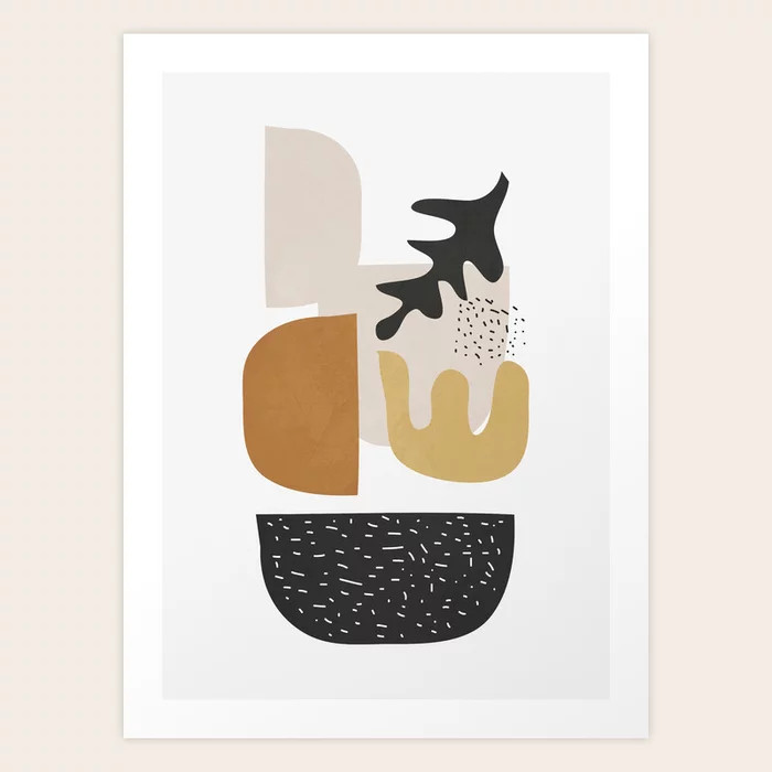 Abstract Shapes  2 Art Print | Society6