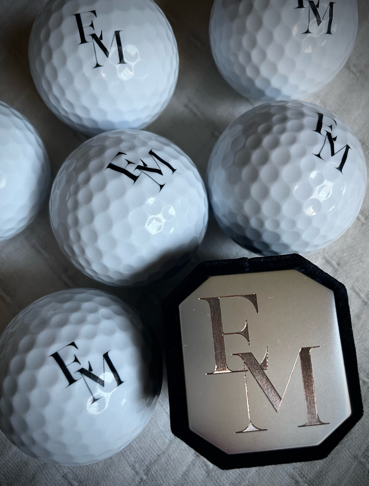 Ways that we’re incorporating our “logo” in our wedding day!
To customize your ring box go to themrsbox.com 

#LTKwedding