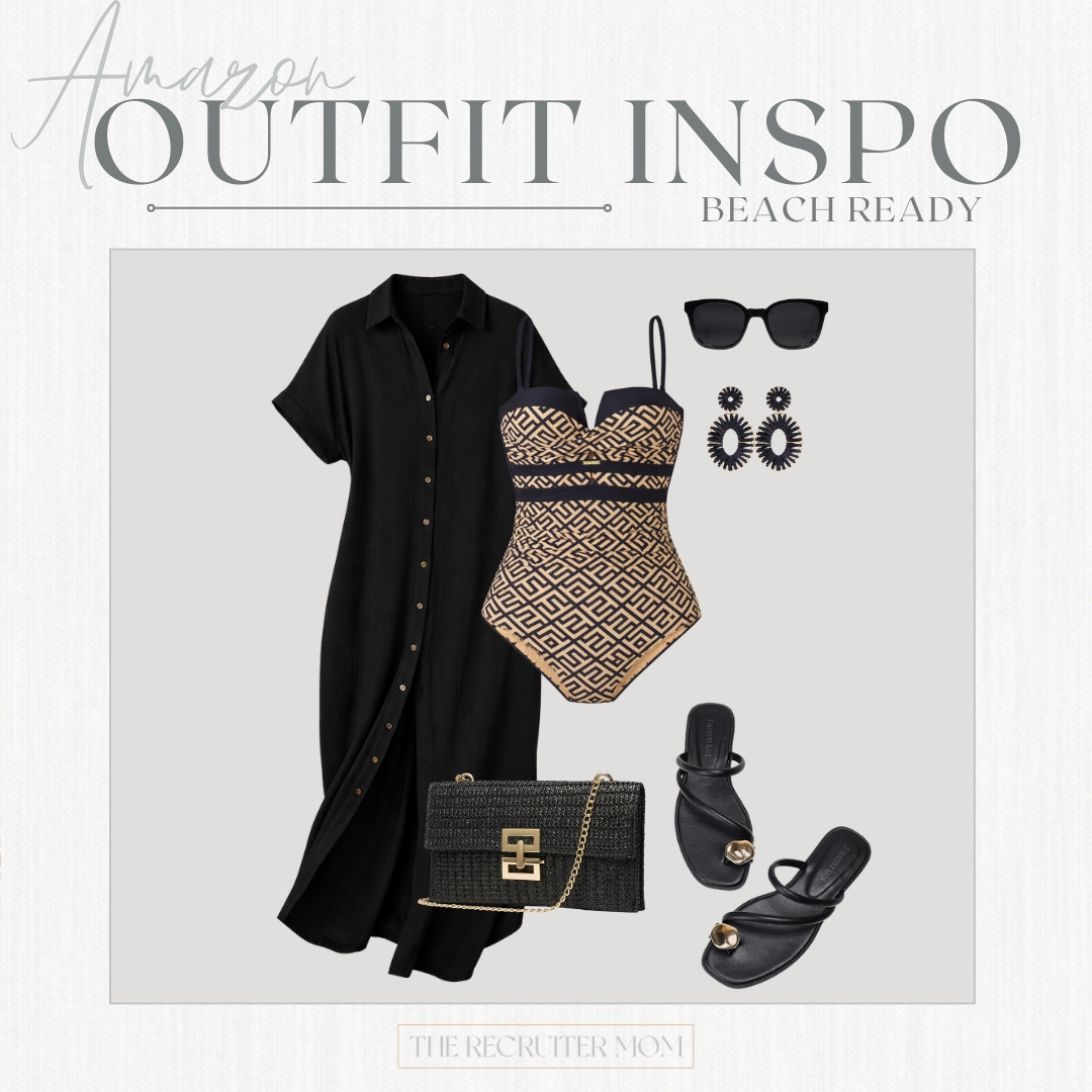 Black and Nude Resortwear Beach Day Pool Day Look #resortstyle #springbreaklook  

 

#LTKSeasonal #LTKMidsize #LTKTravel
