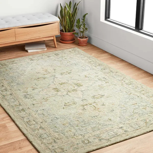 Alexander Home Hand-hooked Traditional Mosaic Wool Rug - Bed Bath & Beyond - 21177459 | Bed Bath & Beyond