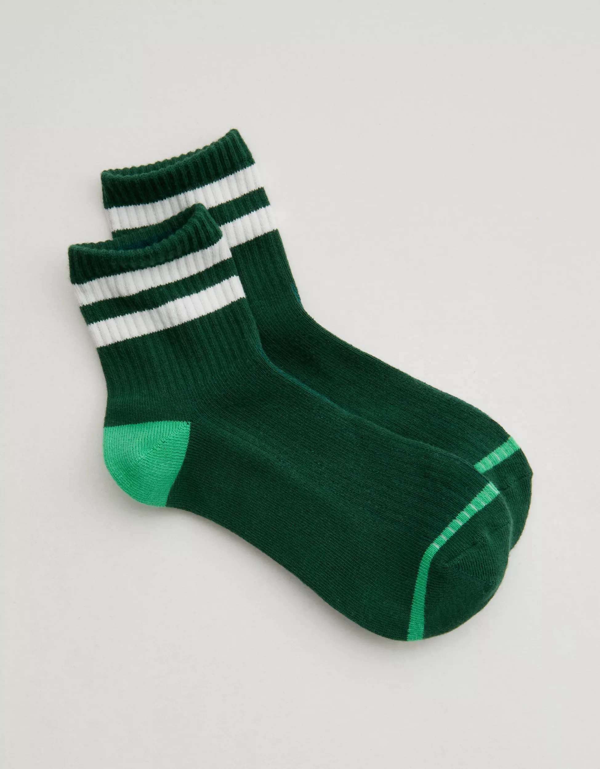 Aerie Striped Quarter Socks | Aerie