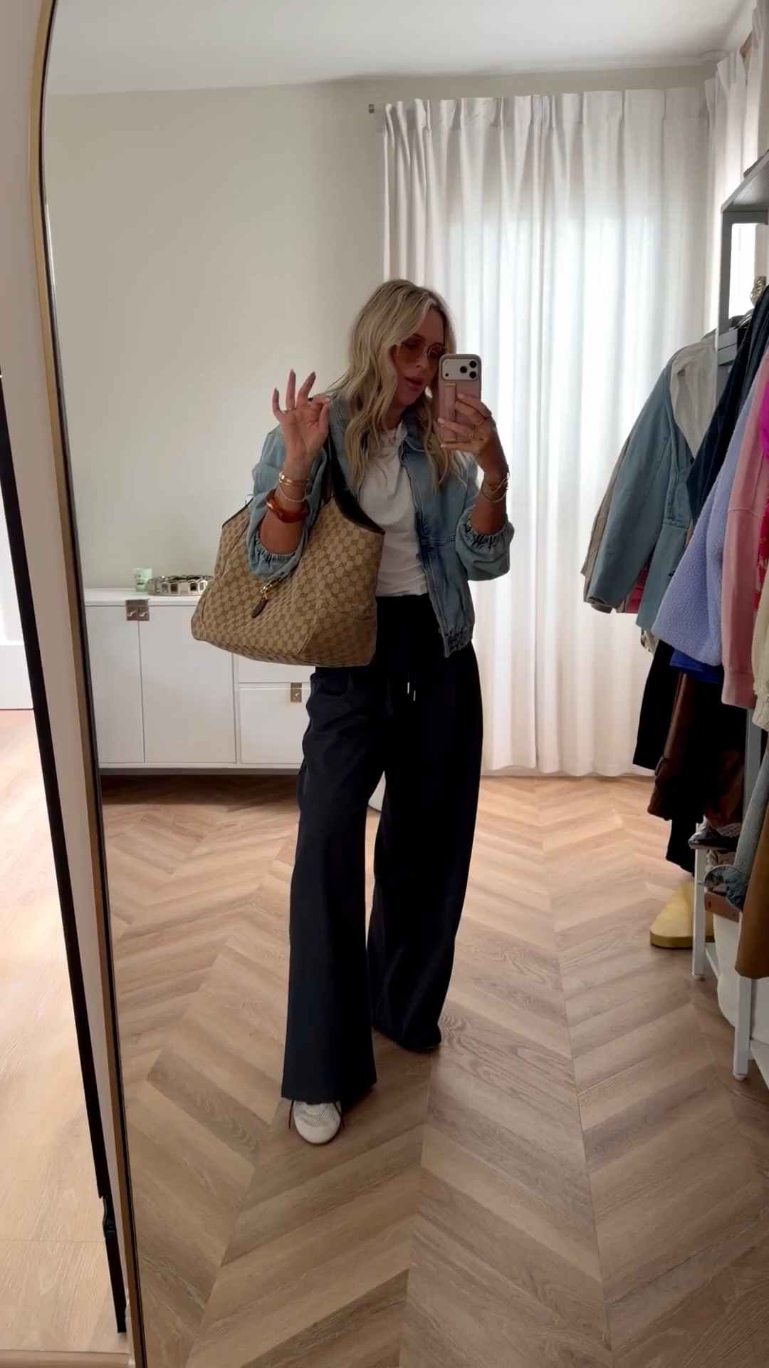 Today’s OOTD! These pants now come in denim too! Ordered so fast! ✨


Wearing smalls.

Spring outfit.

#LTKOver40 #LTKgrwm #LTKootd