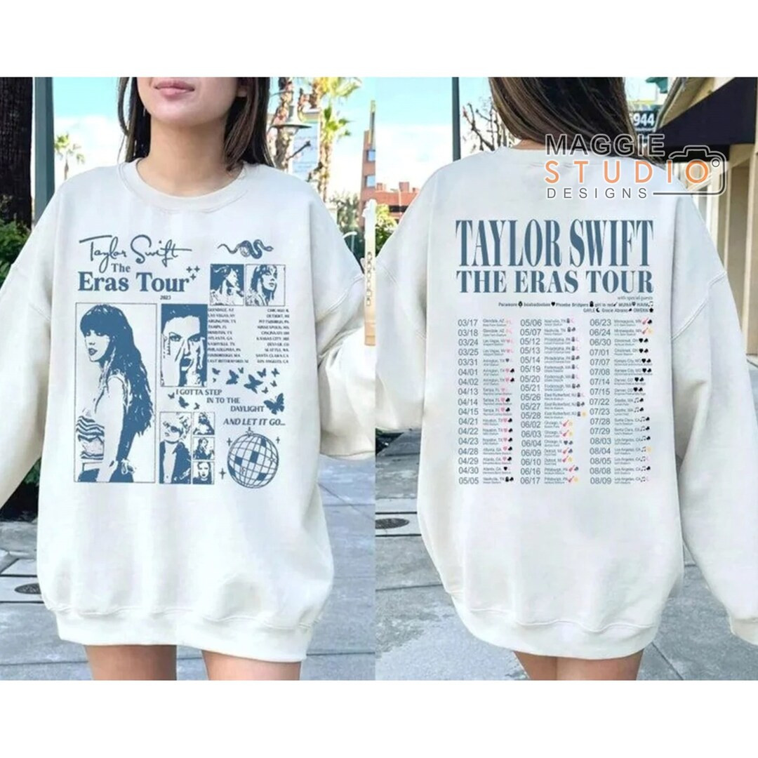 Vintage the Era's Tour 2 Side Tshirt Taylor Sweatshirt - Etsy | Etsy (US)