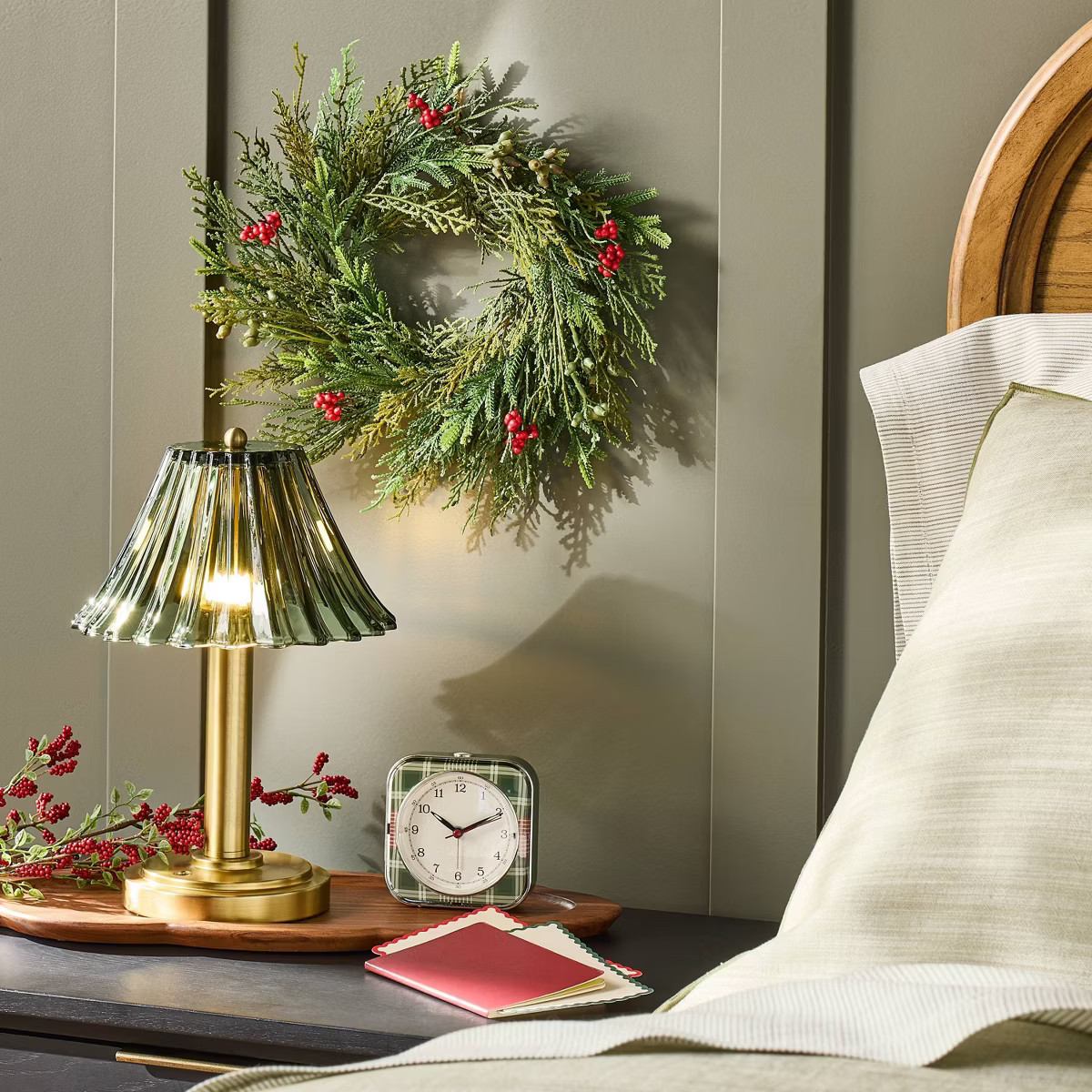 Glass Shade Table Lamp Green - Hearth & Hand™ with Magnolia | Target