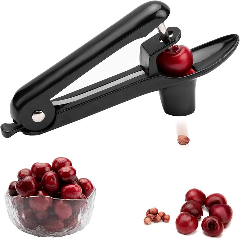 Cherry Pitter - Ordekcity Stainless Steel Cherries Corer Pitter Tool with Hand-held Push Design, ... | Amazon (US)