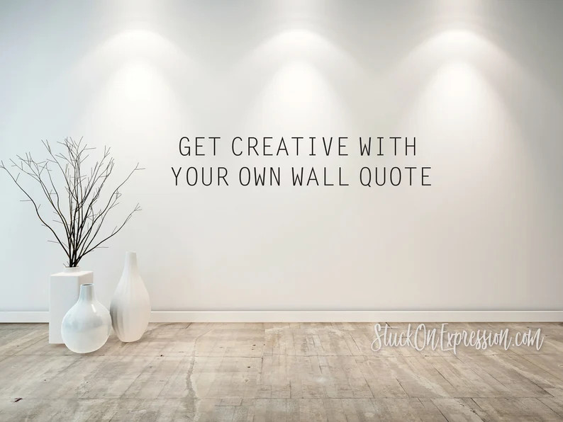 Custom Wall Decal, Make Your Own Wall Decal, Personalized Wall Decal | Etsy (US)