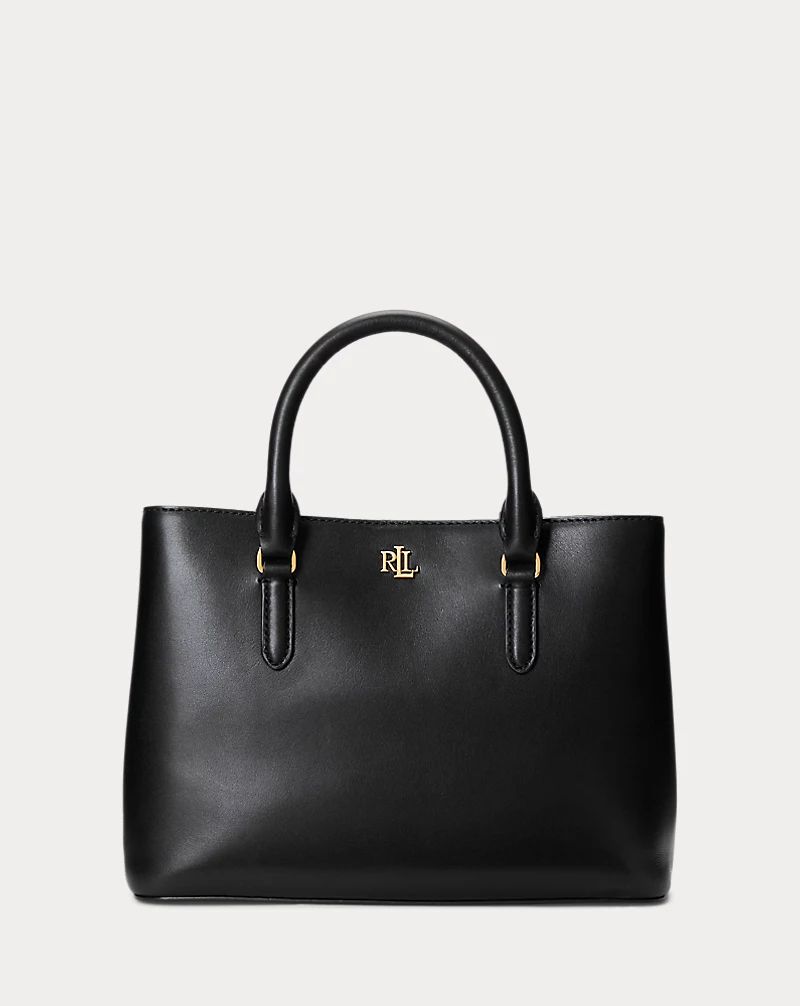 Leather Small Marcy Satchel for Women | Ralph Lauren® UK | Ralph Lauren (UK)