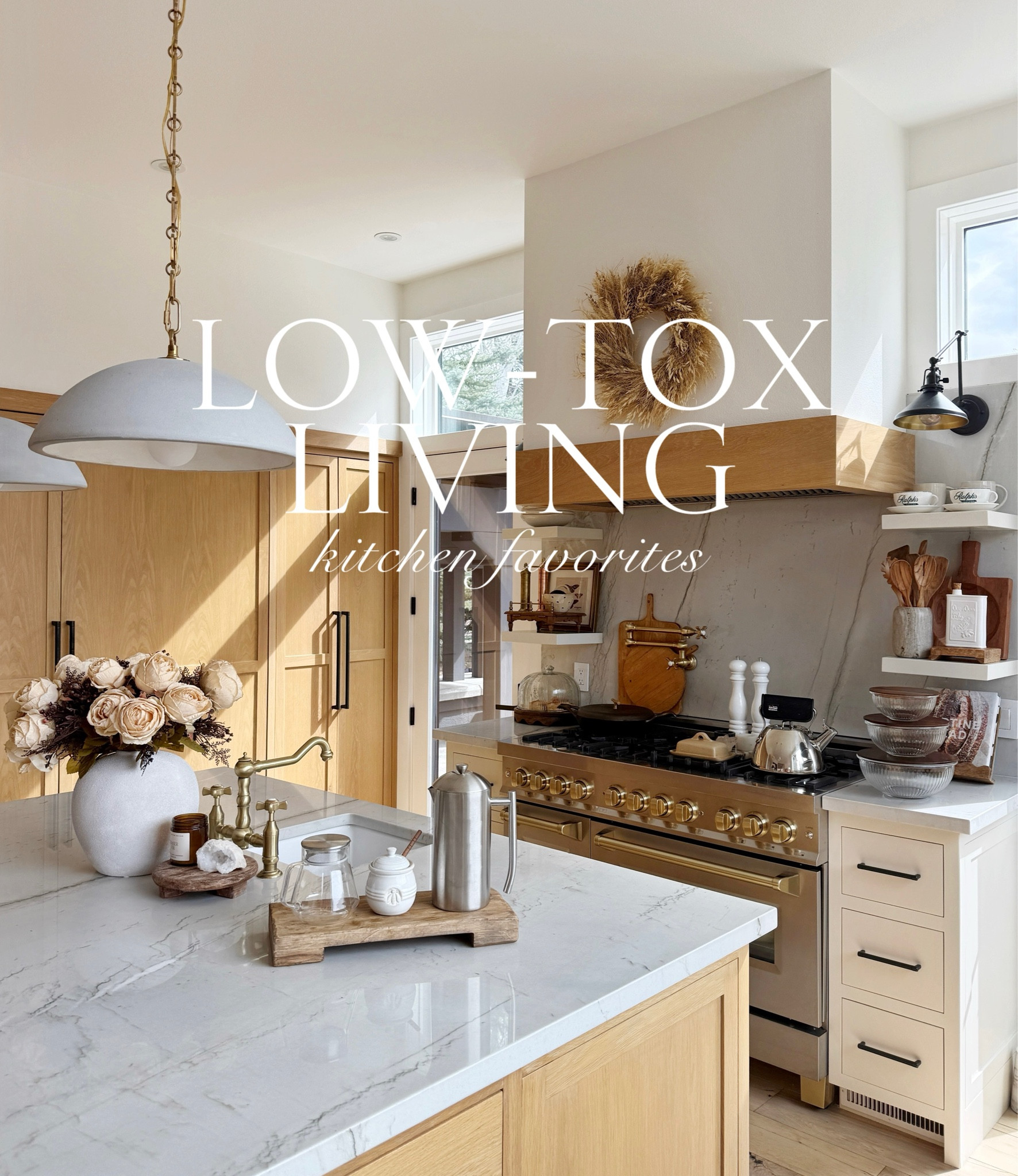 Low-tox Living \ KITCHEN favorites👩🏻‍🍳 These are all easy swaps to make your home healthier and safe for your family👇🏻
+ glass mixing/storage bowls
+ stainless steel & wood knives
+ stainless steel french press
+ wood utensils
+ glass tea pot
+ handmade plates & bowls
+ stainless steel kettle
+ stainless steel kids dinnerware
+ stainless steel colander
+ glass, silicone & steel straws 

Home
Non-toxic 
Cooking 

#LTKHome #LTKselfcare #LTKfoodie