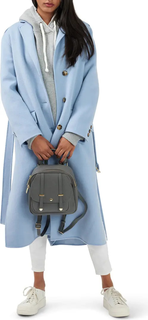 Skylilght Longline Wool Blend Coat | Nordstrom