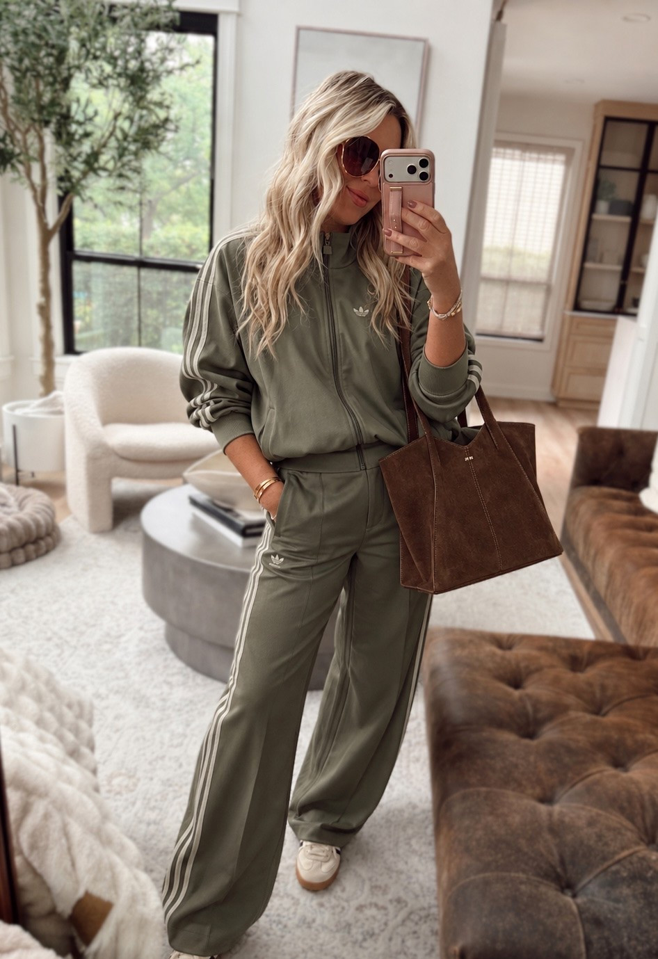 Ok this new set is🚨🤏🏼! I like to size up in adidas tops for oversized fit personally but you can do tts for more fitted! Loved the color when I saw this!!!

#LTKootd #LTKActive #LTKTravel