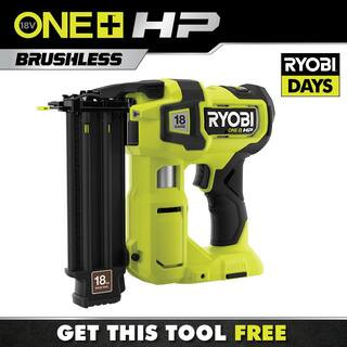 ONE+ HP 18V 18-Gauge Brushless Cordless AirStrike Brad Nailer (Tool Only) | The Home Depot