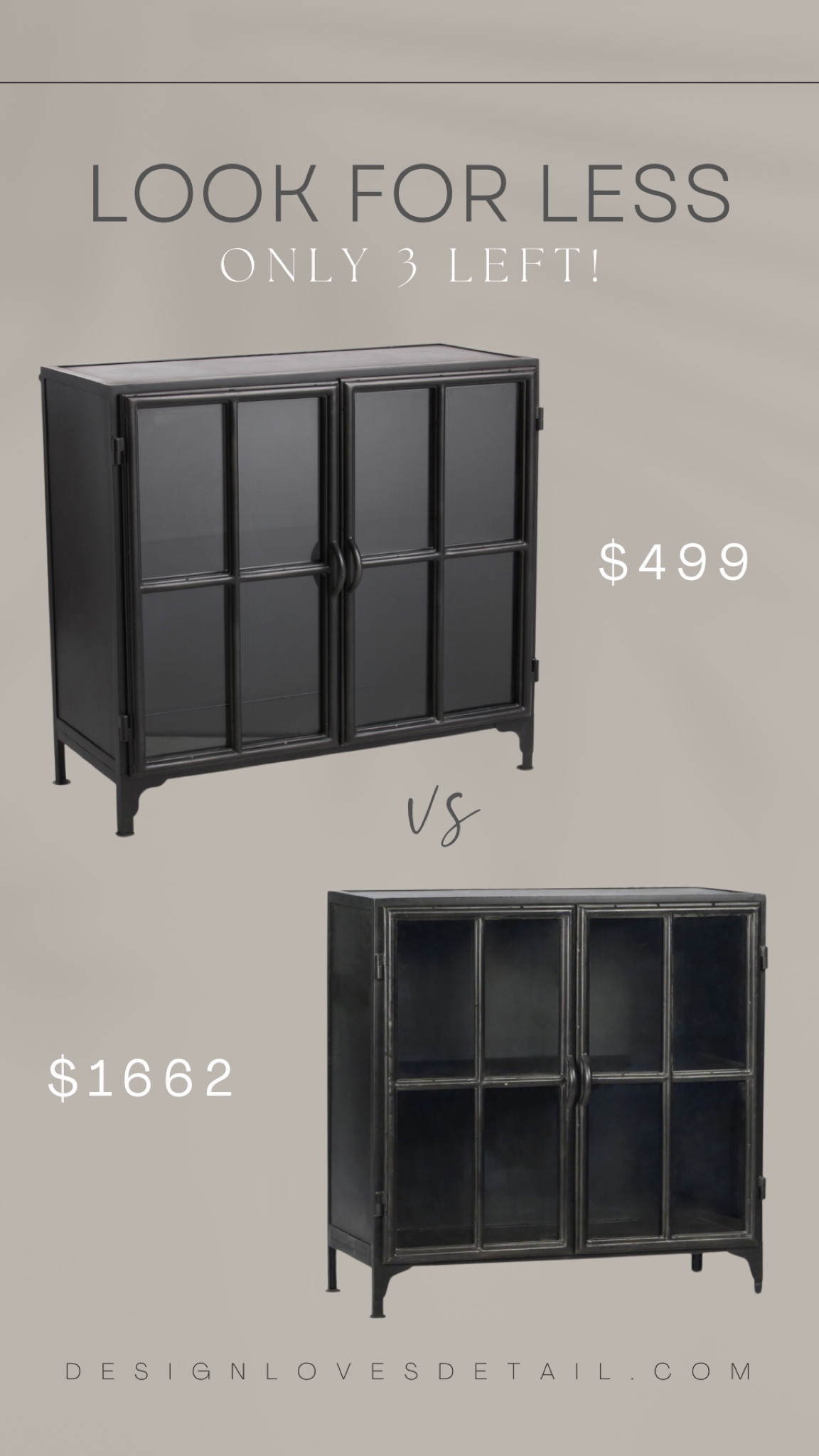 This cabinet just came in stock @ TJMaxx!  A fraction of the cost of the designer one— don’t miss it. Almost sold out!!

#LTKFind #LTKsalealert #LTKhome