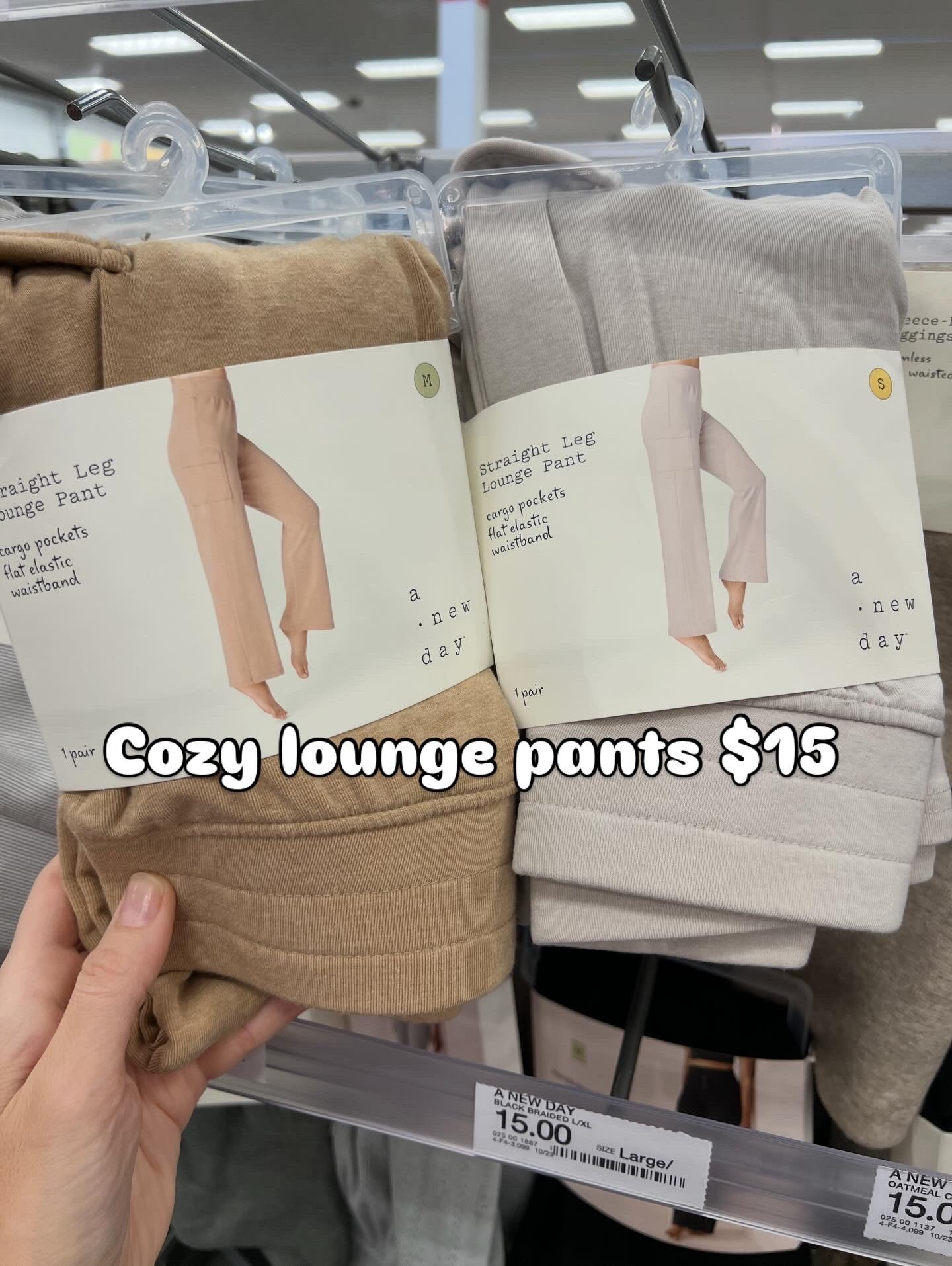 Intrigued by these cozy lounge pants at Target $15! 