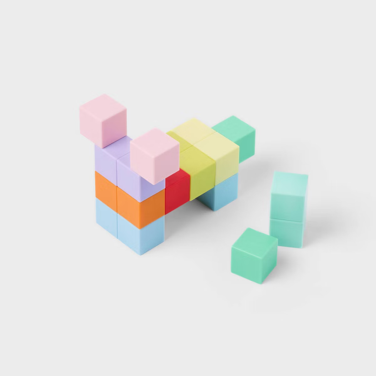 Magnetic Blocks Mini solid Purple Tin - Gigglescape™ | Target