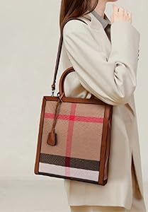 11 * Large Capacity Lattice Portable Women's Bag | Amazon (US)