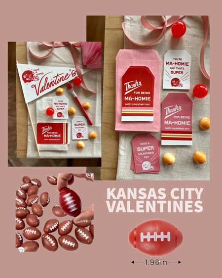 A fun addition to your Kansas City Valentine theme! 🏈❤️💫

Printable tags can be found on my small shop threadmama.com.  Print, cut and have fun crafting! 

These were printed on my home printer xerox phaser 6510 but can be printed anywhere. Print at home, Staples, your local office store, or local shipping store. 

Suggested paper: 80-100 lb cardstock. 
#valentines #craftymama #valentinecards #valentinegifts 

#LTKGiftGuide #LTKkids #LTKSeasonal