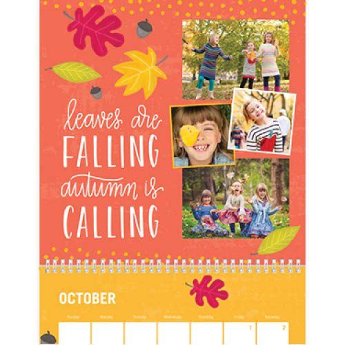 Seasonal Sentiments Wall Calendar | Shutterfly