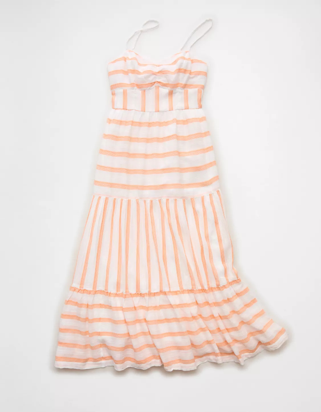 AE Striped Corset Midi Dress | American Eagle Outfitters (US & CA)