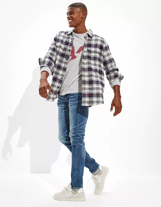 AE Cozy Cabin Flannel | American Eagle Outfitters (US & CA)