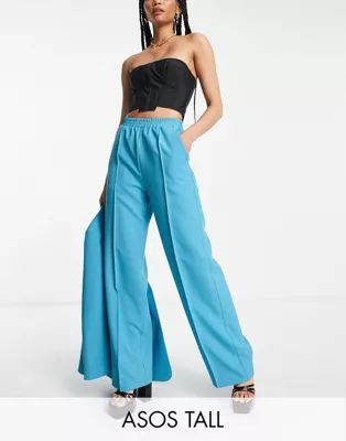 ASOS DESIGN Tall commuter suit pants in turquoise | ASOS | ASOS (Global)