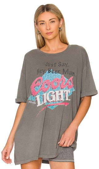Coors Light Hey Beer Man Oversized Tee in Gravity Grey | Revolve Clothing (Global)