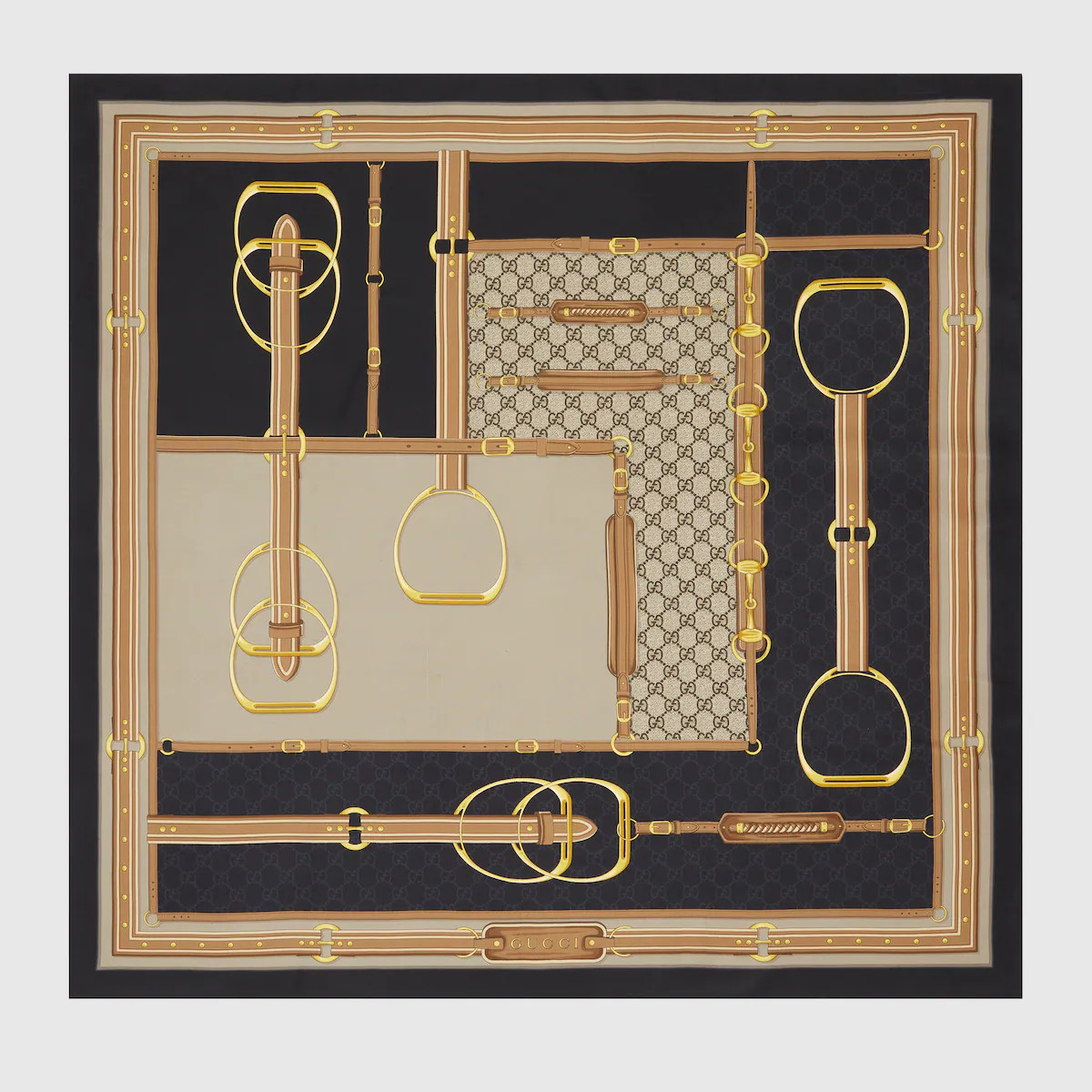 Gucci - Vierecktuch aus Seidentwill mit Print | Gucci EU