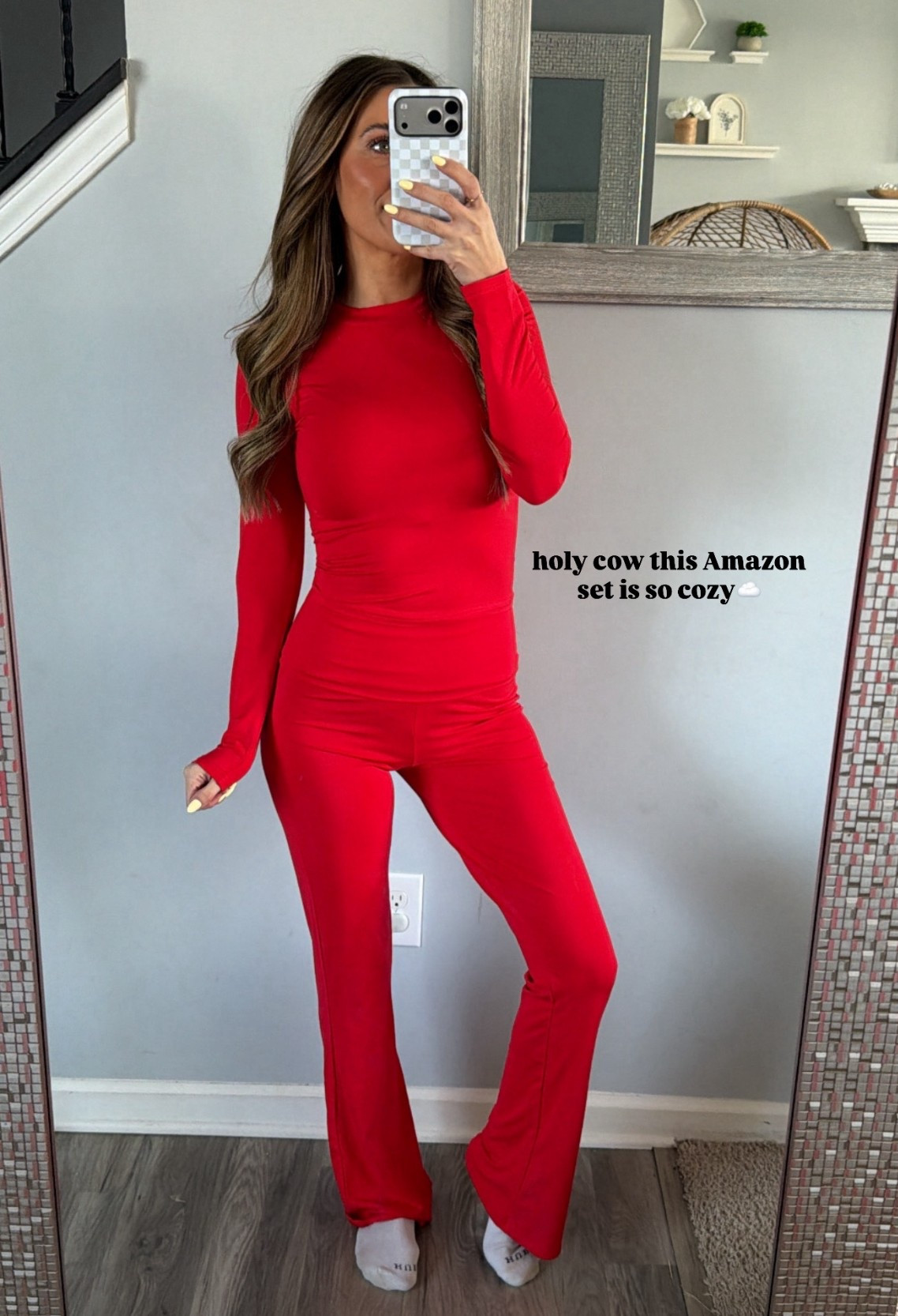 Obsessed with this red matching set for under $30 it’s soooo soft and fits TTS ☁️

#LTKSpringSale #LTKPetite #LTKdayinmylife