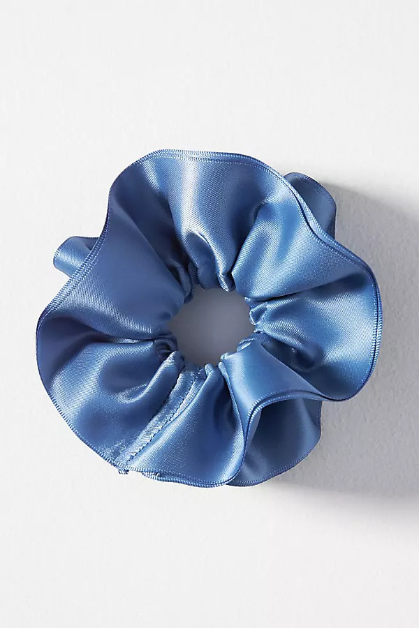 Ruffle Satin Scrunchie | Anthropologie (US)