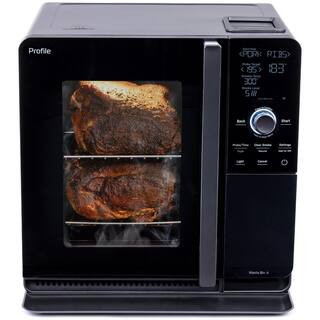 GE Profile Smart Indoor Smoker with Active Smoke Filtration, Precision Smoke Control, 5 Smoke Set... | The Home Depot