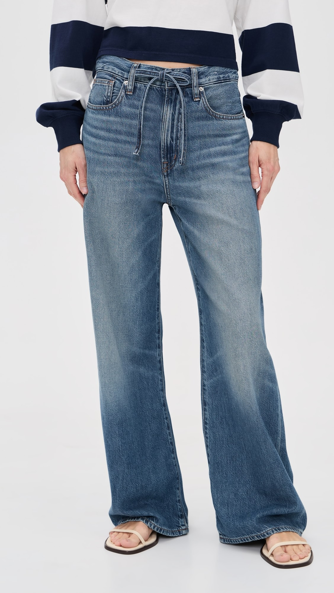 Madewell The Petite Ultimate Wide-Leg Jean in Airy Denim | Shopbop | Shopbop