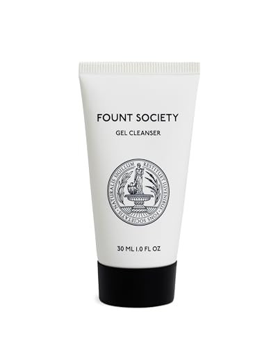 Fount Society Gel Cleanser - 1 fl oz Gentle Face Cleanser for Refreshed Skin - Hydrating, Non-Stripping Formula - Vegan & Cruelty-Free - No Parabens or Synthetic Fragrances | Amazon (US)
