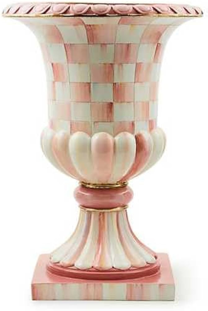 MACKENZIE-CHILDS Pedestal Tabletop Urn, Decorative Centerpiece for Table, Mantel, or Shelf, Tall,... | Amazon (US)