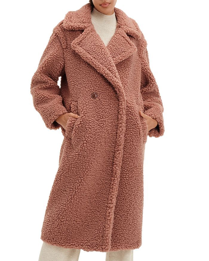 UGG&reg; Gertrude Long Teddy Coat Women - Bloomingdale's | Bloomingdale's (US)