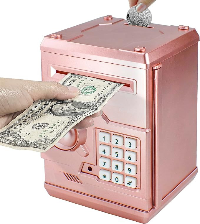 HUSAN Piggy Banks for Kids, Electronic Password Code Money Banks ATM Banks Box Coin Bank for Chil... | Amazon (US)