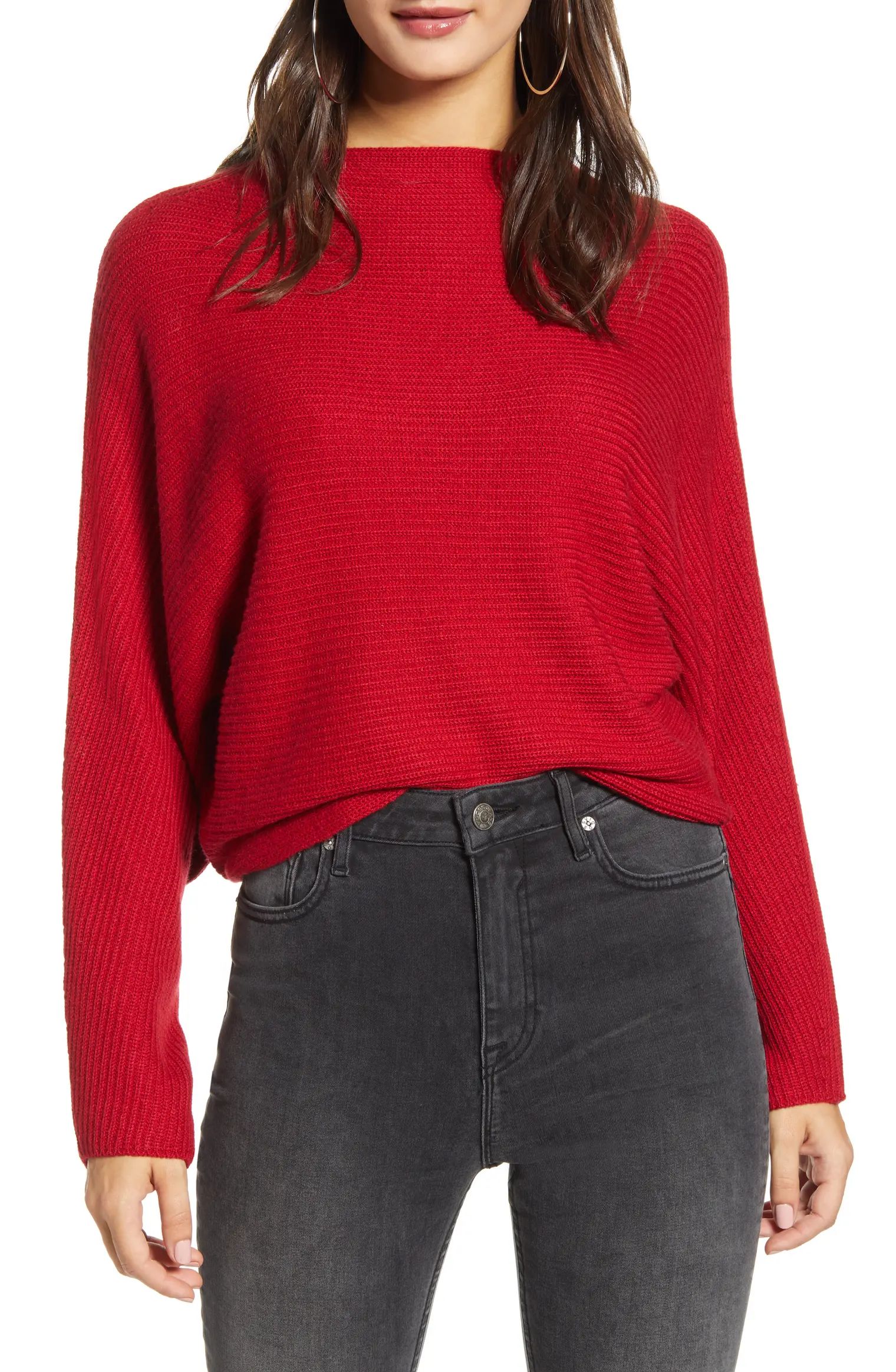 Dolman Sleeve Crop Sweater | Nordstrom