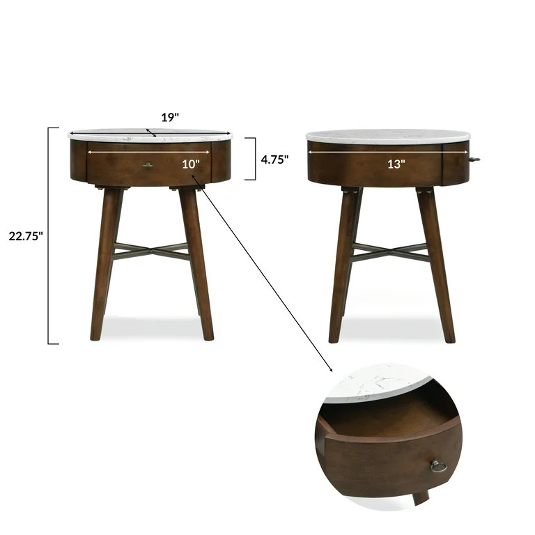 Poly & Bark Andover Side Table | Walmart (US)