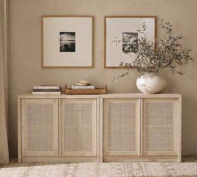 Marina Cane Storage Cabinet Console (72"-144") | Pottery Barn (US)