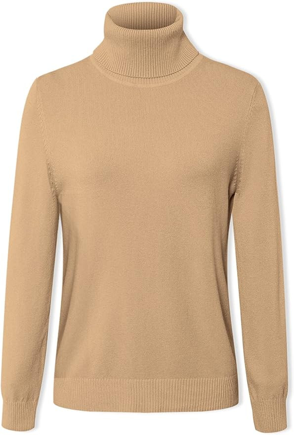 DAIMIDY Women's Long-Sleeve Turtleneck Sweater | Amazon (US)