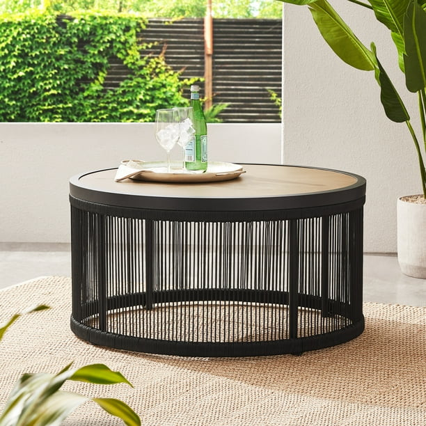 Better Homes & Gardens Tarren 5-Piece Outdoor Conversation Set, Black | Walmart (US)