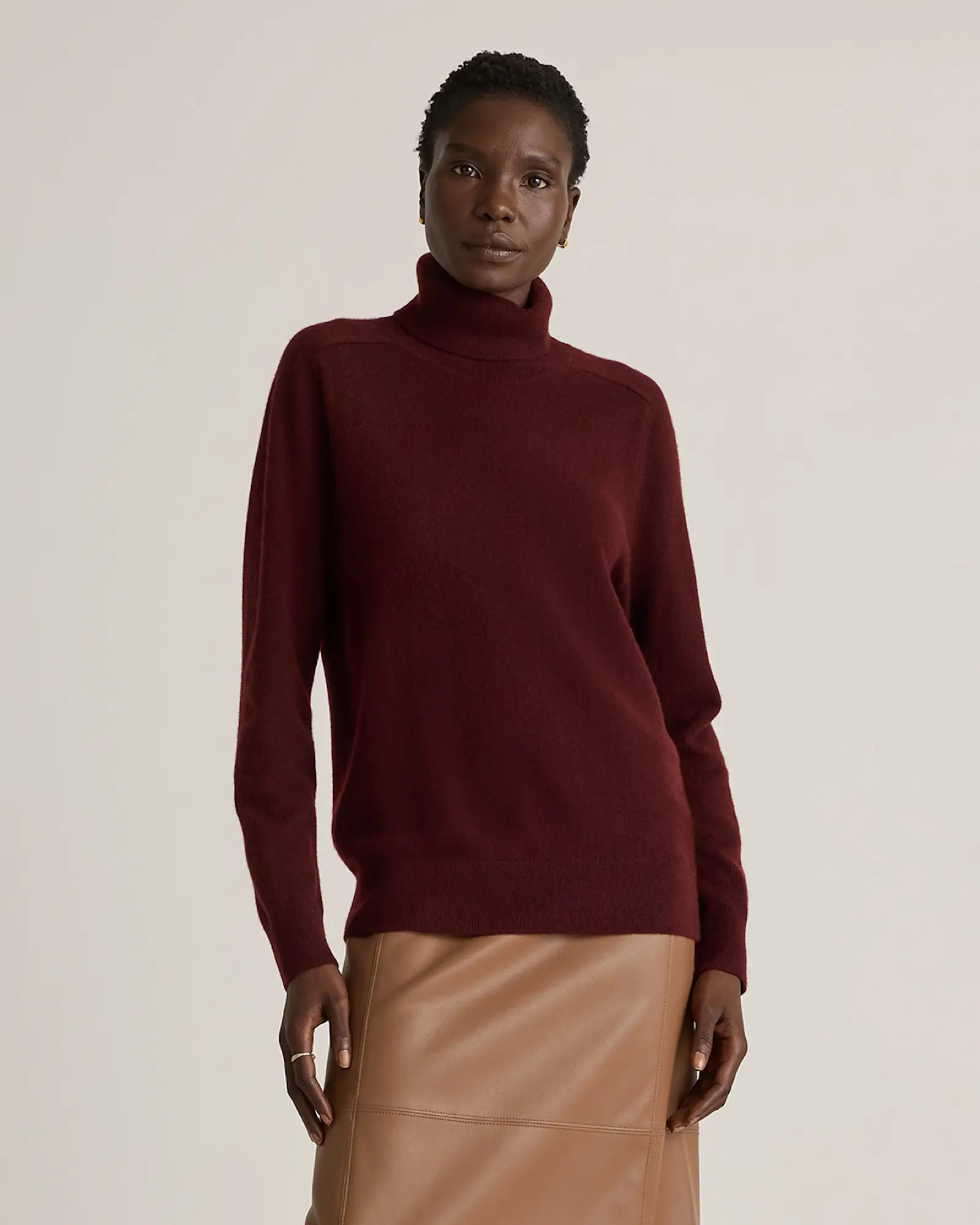Mongolian Cashmere Turtleneck Sweater | Quince
