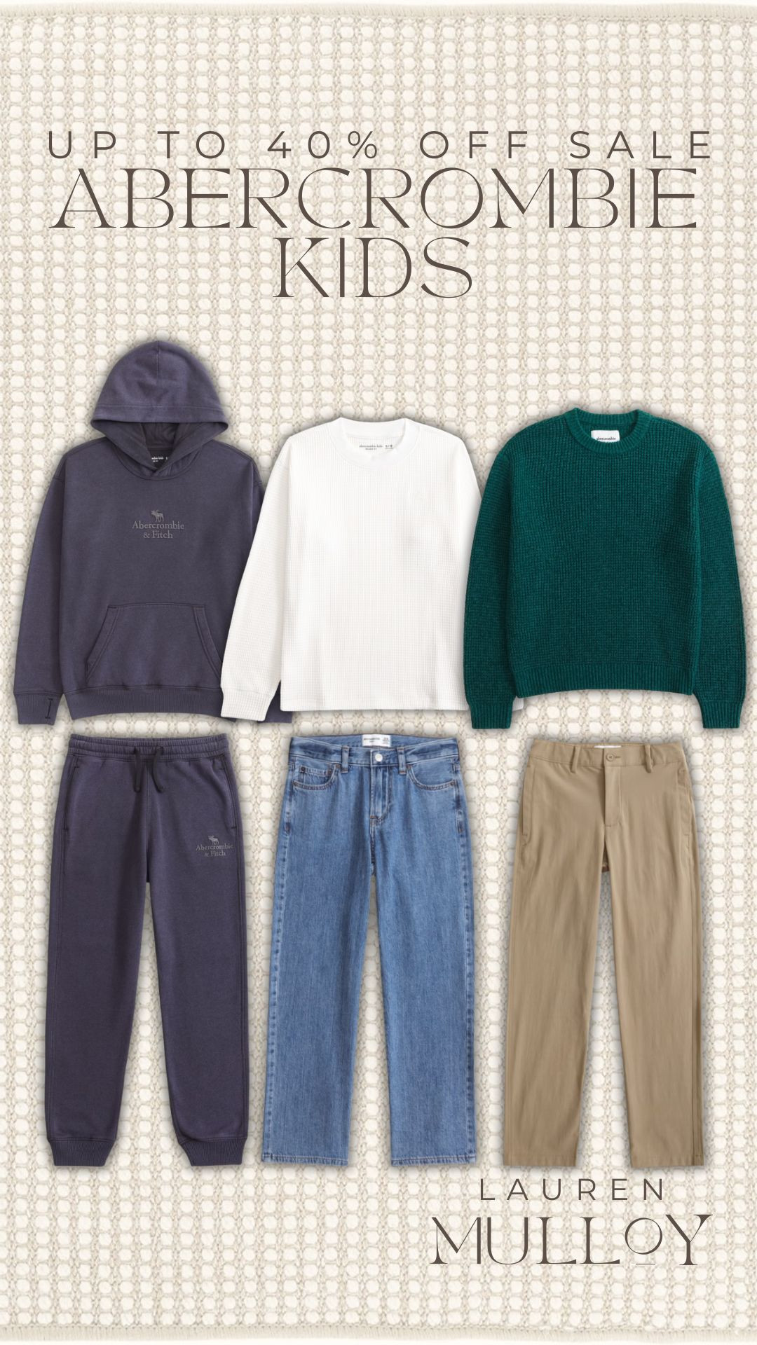 Abercrombie Kids is having an up to 40% off sale right now!!

gifts for him, holiday fashion, finds under 50, finds under 100, sweater, new arrivals, lauren mulloy 

 #LTKHoliday #LTKSeasonal #LTKKids